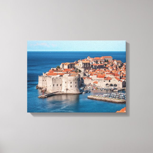 Dubrovnik Croatia kings landing image Canvas Print (Front)