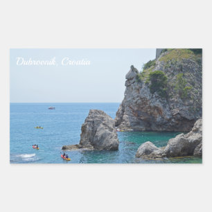 Dubrovnik Croatia Rocks Holiday Sticker