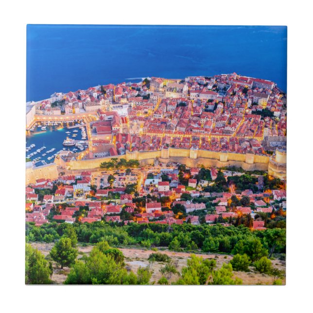 Dubrovnik Croatia Tile (Front)