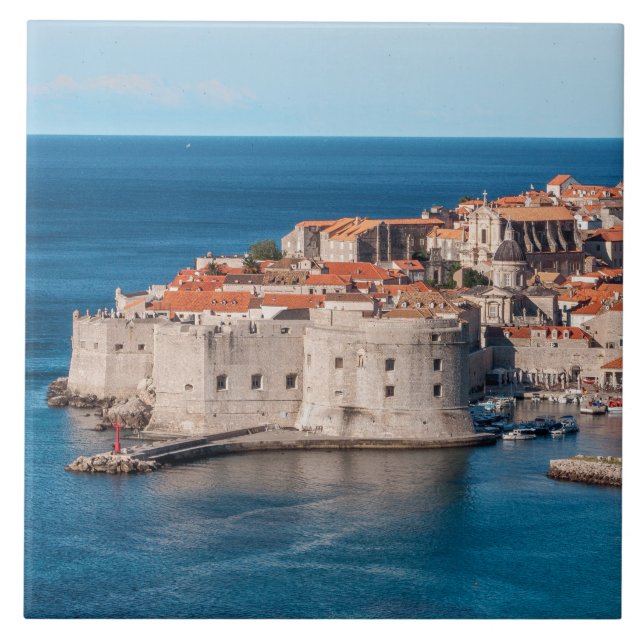 Dubrovnik, Croatia Tile (Front)
