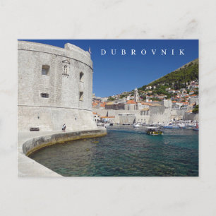 Dubrovnik Fortress view postcard