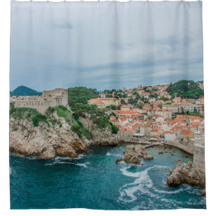 Dubrovnik harbor and city center