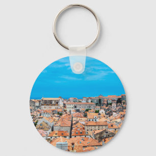 Dubrovnik historic center keychain