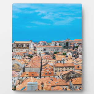 Dubrovnik historic center plaque