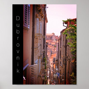 Dubrovnik Inside the Old City Walls III  Poster