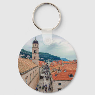 Dubrovnik main street, Croatia Keychain