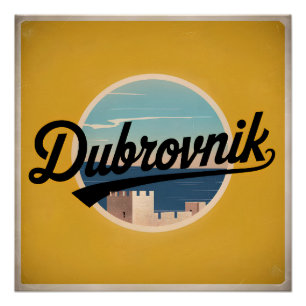 Dubrovnik vintage poster