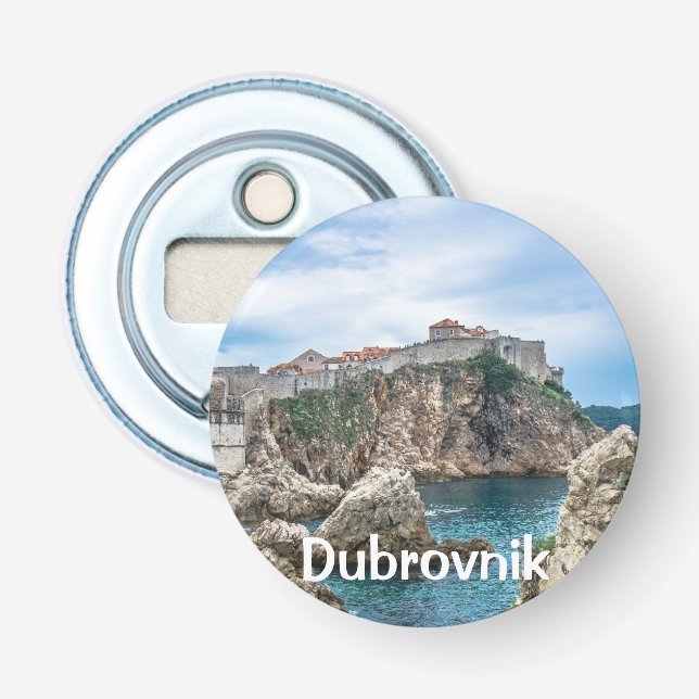 Dubrovnik walls view from sea bottle opener (Front)