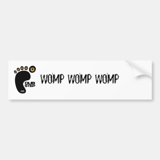 DubStep Bumper Sticker (Front)