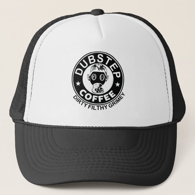 dubstep coffee trucker hat (Front)