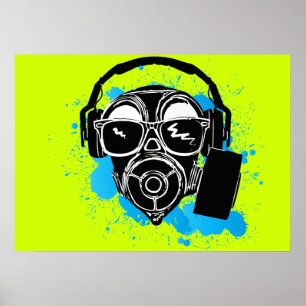 Dubstep Gasmask Poster
