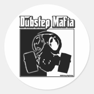 DUBSTEP Mafia Dub Step music Dubstep clothing gear Classic Round Sticker