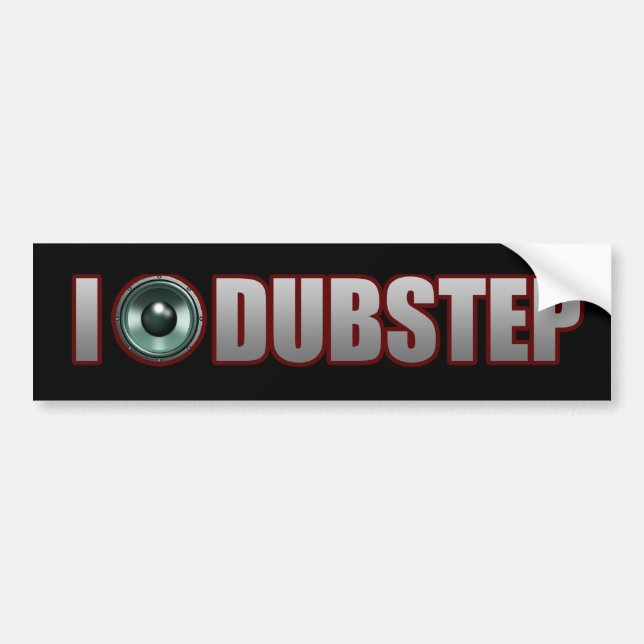 DUBSTEP MUSIC BUMPER STICKER (Front)