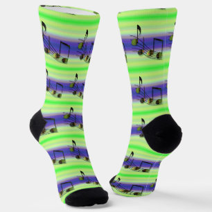 Dubstep Notes Socks
