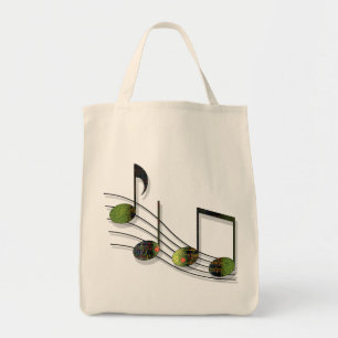 Dubstep Notes Tote Bag