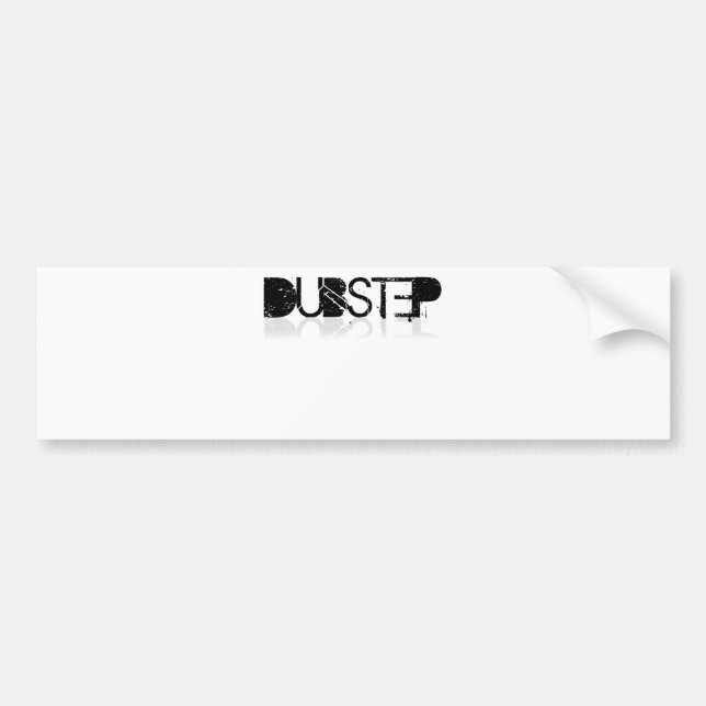 Dubstep Reflection Bumper Sticker (Front)