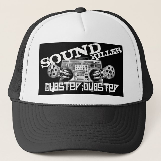 dubstep sound chillier trucker hat (Front)