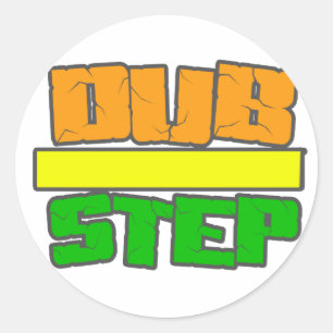 DUBSTEP Stylee Classic Round Sticker