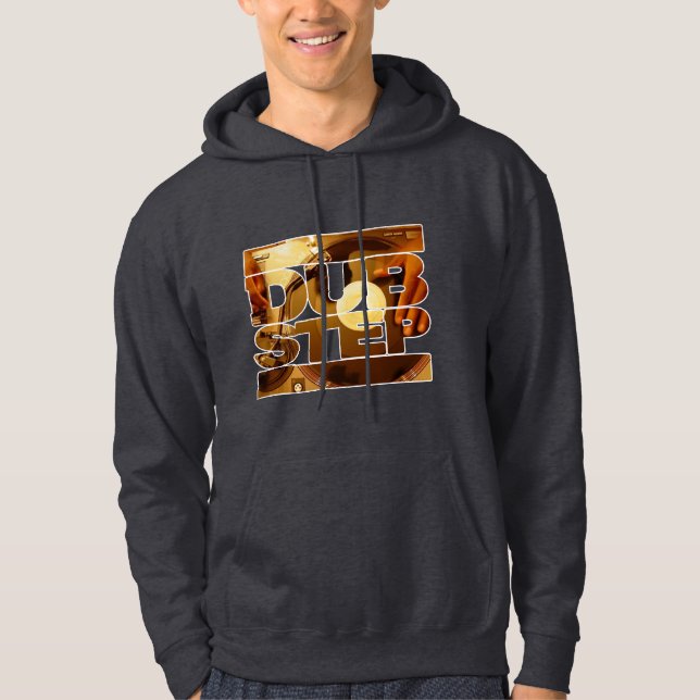 DUBSTEP vinyl dubplates music dub step download Hoodie (Front)