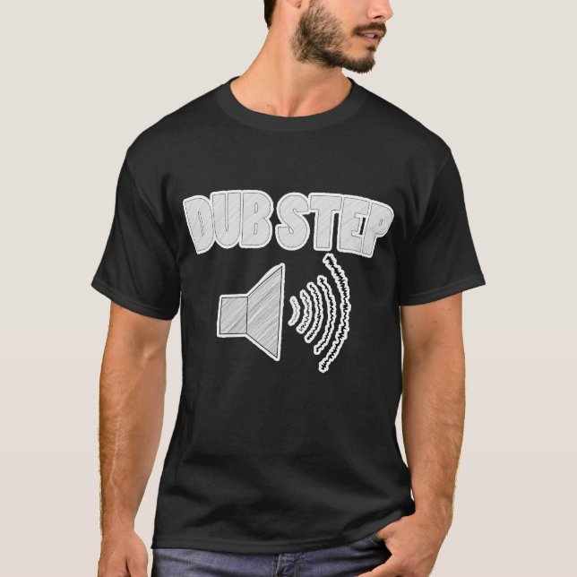 Dubstep Wobble (Black) T-Shirt (Front)