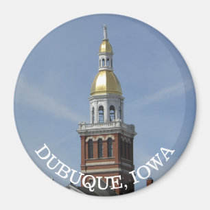 Dubuque. Aimant de souvenir de l'Iowa