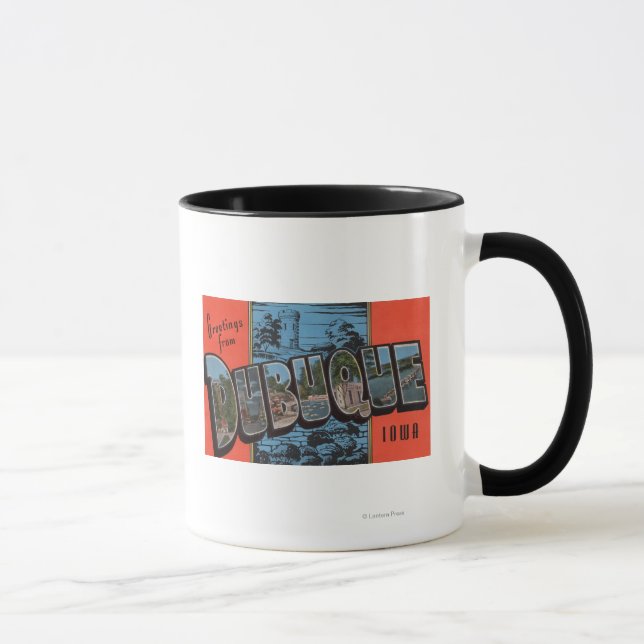 Dubuque, IowaLarge Letter ScenesDubuque, IA Mug (Right)