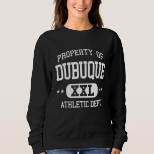 Dubuque Retro Athletic Property Dept Sweatshirt