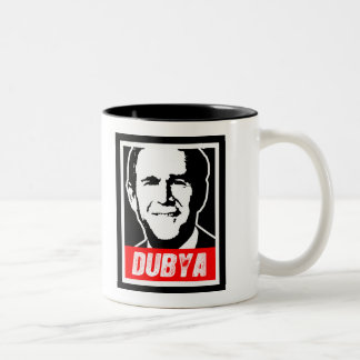 DUBYA Two-Tone COFFEE MUG