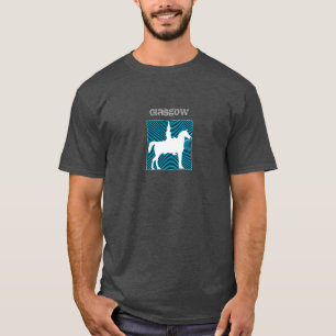 Duc de Glasgow de T-shirt bleu de cercle de