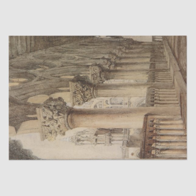 Ducal Palace (by John Ruskin) Tissue Paper (Front)