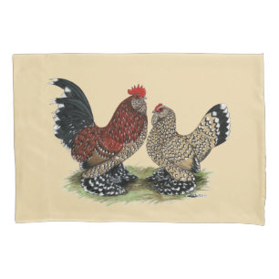 D'Uccle Bantams: Mille Fleur Pillowcase