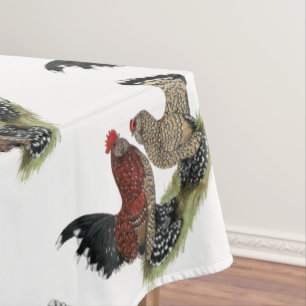 D'Uccle Bantams: Mille Fleur Tablecloth