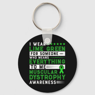Duchenne Muscular Dystrophy Awareness Keychain