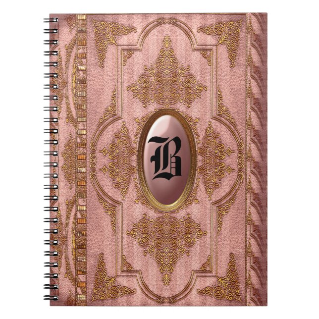 Duchess Marta Victorian Monogram Notebook (Front)