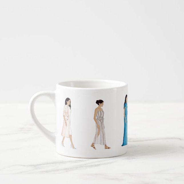 Duchess Meghan Australia Tour Fashion Mug (Left)