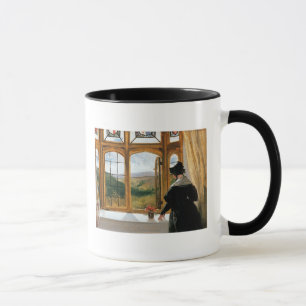 Duchess of Abercorn looking out of a window Mug