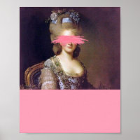 Duchess, vintage Altered Art pink fine art