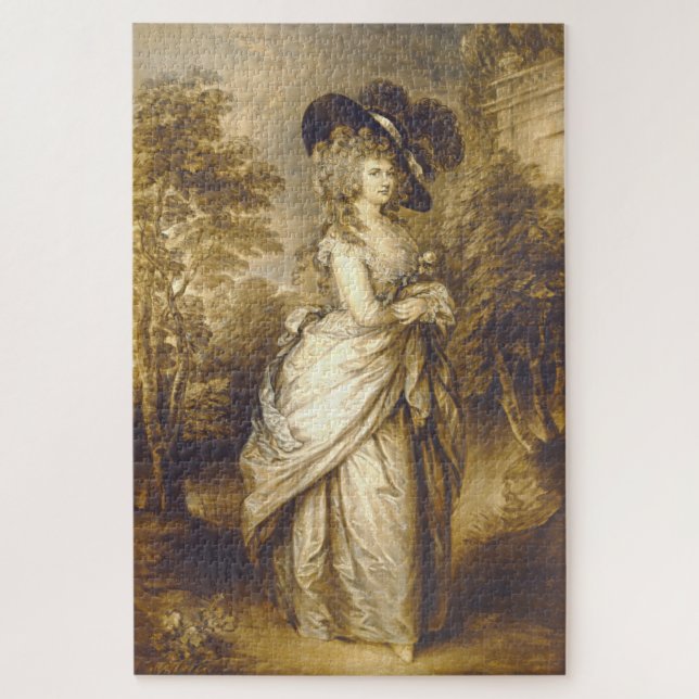 Duchesse du Devonshire, British Art Jigsaw Puzzle (Vertical)
