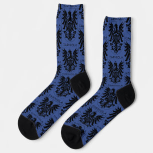Duchy of Carniola Monochrome Heraldic Art Socks