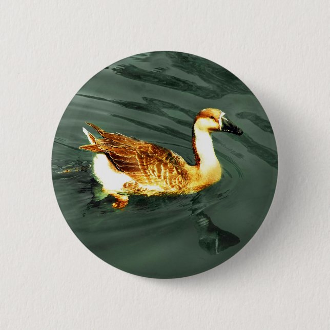 Duck 2 Inch Round Button (Front)