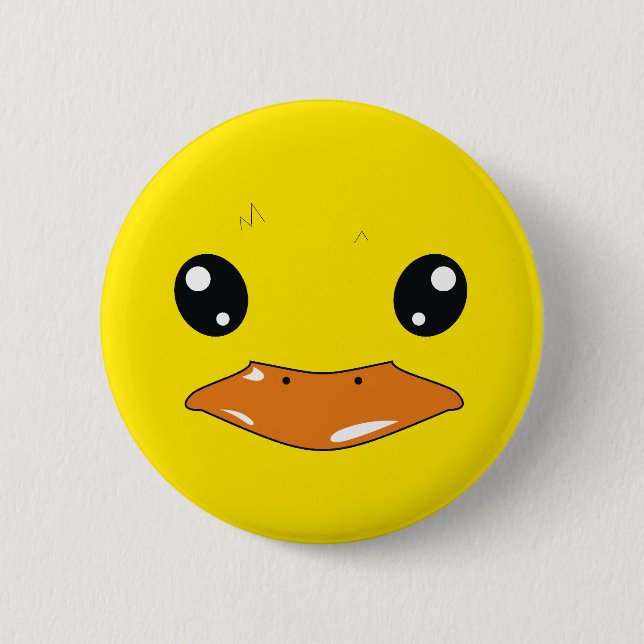 Duck 2 Inch Round Button (Front)