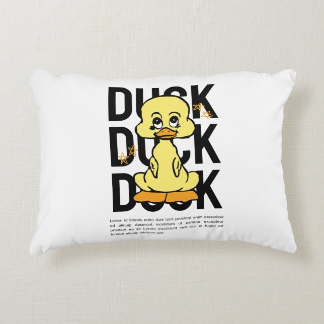 duck accent pillow (Front)