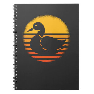 Duck Animal Retro Notebook