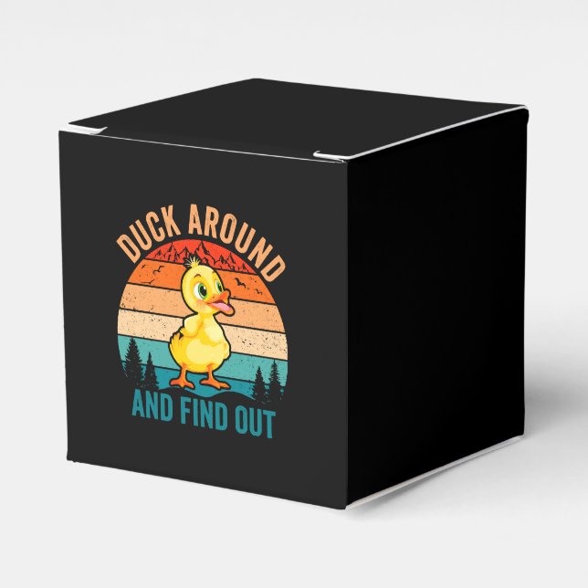 Duck Around And Find Out Favor Box (Front Side)