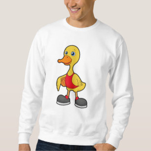 Duck as Basketball player with Basketball Sweatshirt