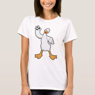 Duck as Handball player with Handball T-Shirt