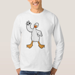 Duck as Handball player with Handball T-Shirt