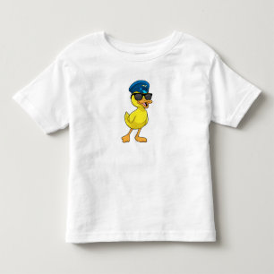 Duck as Pilot with Pilot hat Toddler T-shirt
