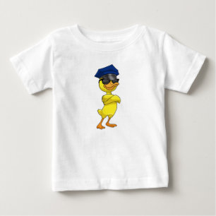 Duck as Police officer with Police cap Baby T-Shirt