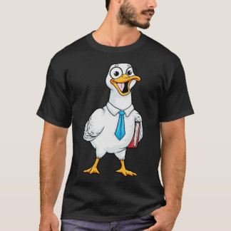 Duck as Teacher with Book 2 T-Shirt
